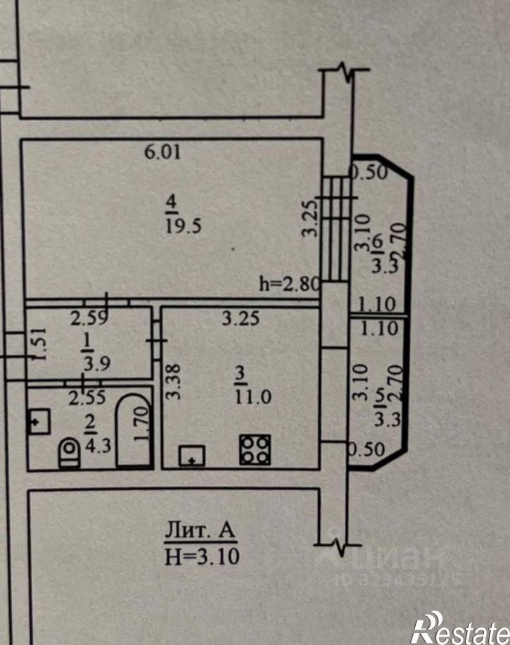 1-комн квартира ул Каспарова, 65,  д. 65