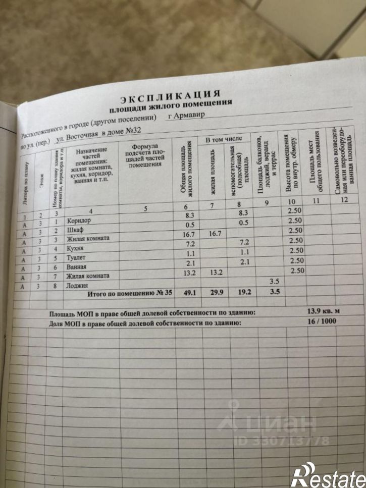 2-комн квартира Восточная улица, 32,  д. 32