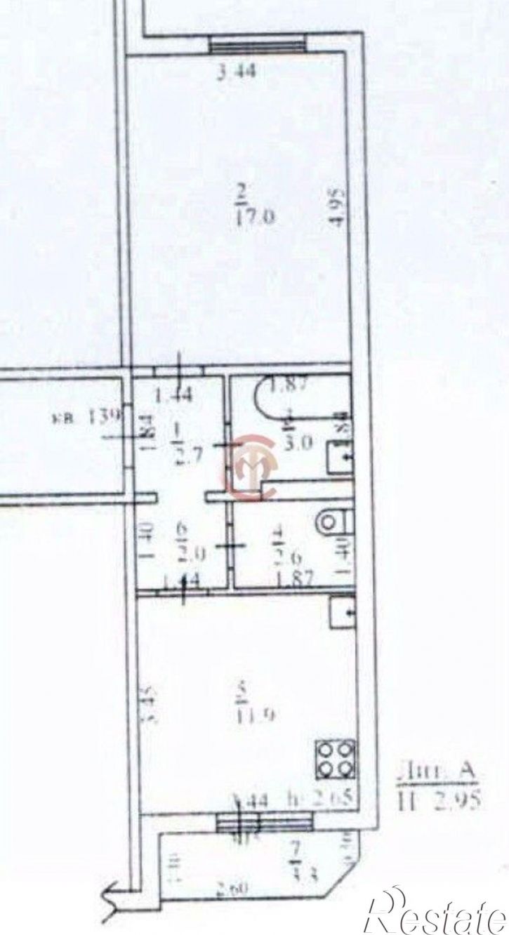 1-комн квартира пр-кт Авиаторов, 2,  д. 2